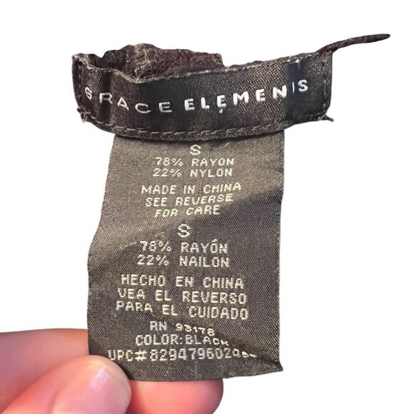 3 for $30! Grace Elements black cardigan - Picture 3 of 6